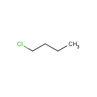 n-Butyl chloride formula graphical representation