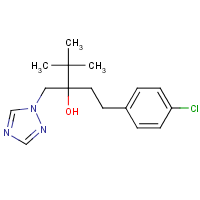 Tebuconazole formula graphical representation