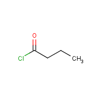 n-Butyryl chloride formula graphical representation