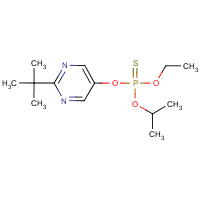 Tebupirimfos formula graphical representation