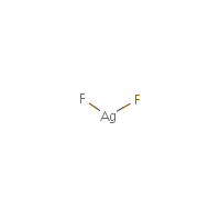 Silver difluoride formula graphical representation