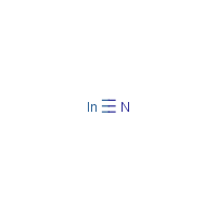 Indium nitride formula graphical representation