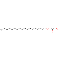 Batyl alcohol formula graphical representation