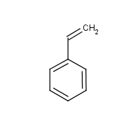 Styrene formula graphical representation