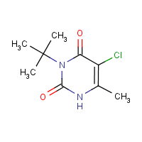 Terbacil formula graphical representation