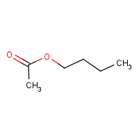 n-Butyl acetate formula graphical representation