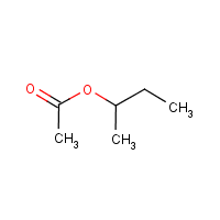 sec-Butyl acetate formula graphical representation