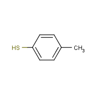 4-Thiocresol formula graphical representation