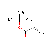 tert-Butyl acrylate formula graphical representation