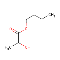 n-Butyl lactate formula graphical representation