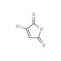 Chloromaleic anhydride formula graphical representation