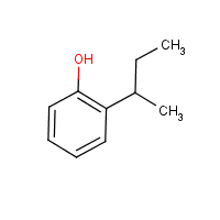 o-sec-Butylphenol formula graphical representation