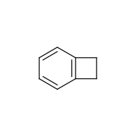 Bicyclo[4.2.0]octa-1,3,5-triene formula graphical representation
