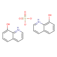 8-Hydroxyquinoline sulfate formula graphical representation