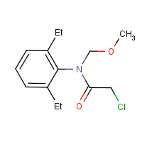 Alachlor formula graphical representation