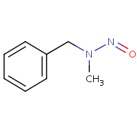 N-Nitrosomethylbenzylamine formula graphical representation