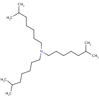 Triisooctylamine formula graphical representation