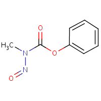 N-Nitroso-N-methylphenylcarbamate formula graphical representation