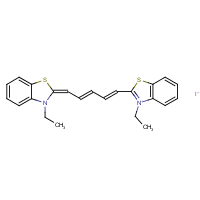 Dithiazanine iodide formula graphical representation