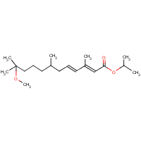 Methoprene formula graphical representation