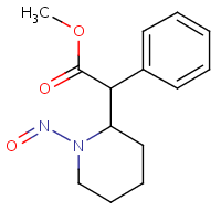 N-Nitrosomethylphenidate formula graphical representation