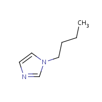 1-Butylimidazole formula graphical representation