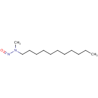 N-Nitrosomethylundecylamine formula graphical representation