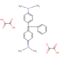 Malachite green oxalate formula graphical representation