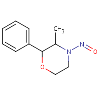 N-Nitrosophenmetrazine formula graphical representation