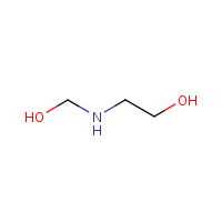N-Methylolethanolamine formula graphical representation