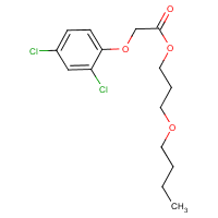 2,4-D, butoxypropyl ester formula graphical representation