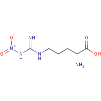 Nitroarginine formula graphical representation