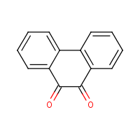 9,10-Phenanthrenedione formula graphical representation