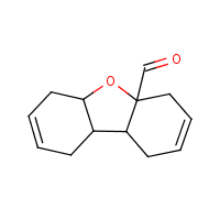 2,3:4,5-Di(2-butenyl)tetrahydrofurfural formula graphical representation