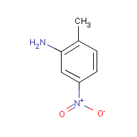 5-Nitro-2-toluidine formula graphical representation