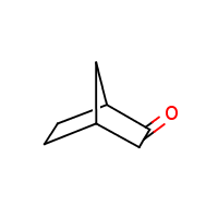 Norcamphor formula graphical representation