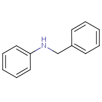 Benzylaniline formula graphical representation