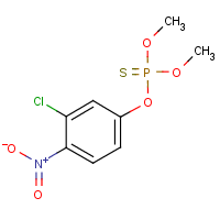 Chlorothion formula graphical representation