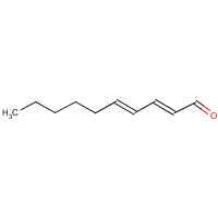 2,4-Decadienal formula graphical representation