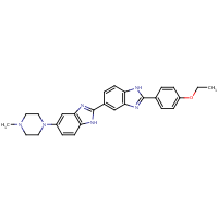 Bisbenzimide formula graphical representation