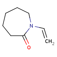 N-Vinylcaprolactam formula graphical representation