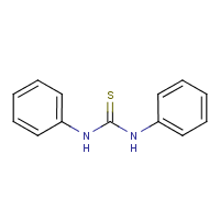 N,N'-Diphenylthiourea formula graphical representation