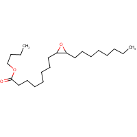 Butyl 9,10-epoxystearate formula graphical representation