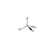 Trichlorosilane formula graphical representation