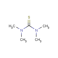 Tetramethylthiourea formula graphical representation