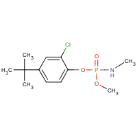 Crufomate formula graphical representation