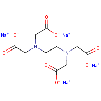 Tetrasodium EDTA formula graphical representation