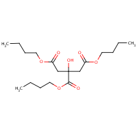 Tributyl citrate formula graphical representation