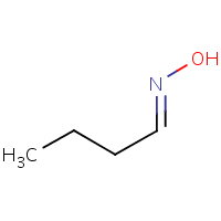 Butyraldoxime formula graphical representation