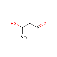 Acetaldol formula graphical representation